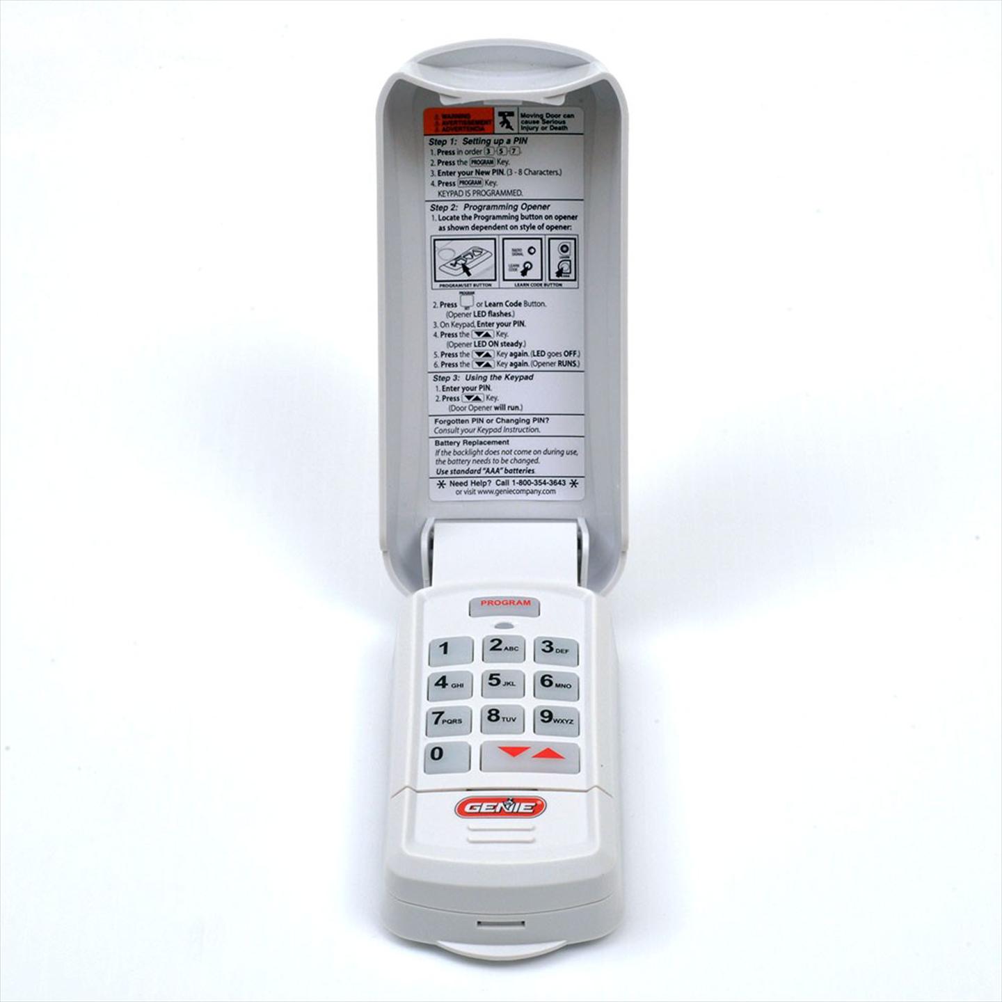 Genie GK-BX Garage Door Opener Pro Intellicode Digital Wireless Keypad Entry System