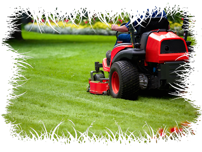 Riding mower service