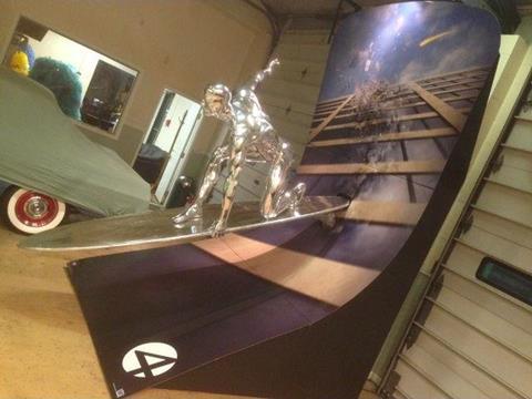 Life Size Marvel Silver Surfer Theater Display