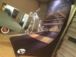 Life Size Marvel Silver Surfer Theater Display
