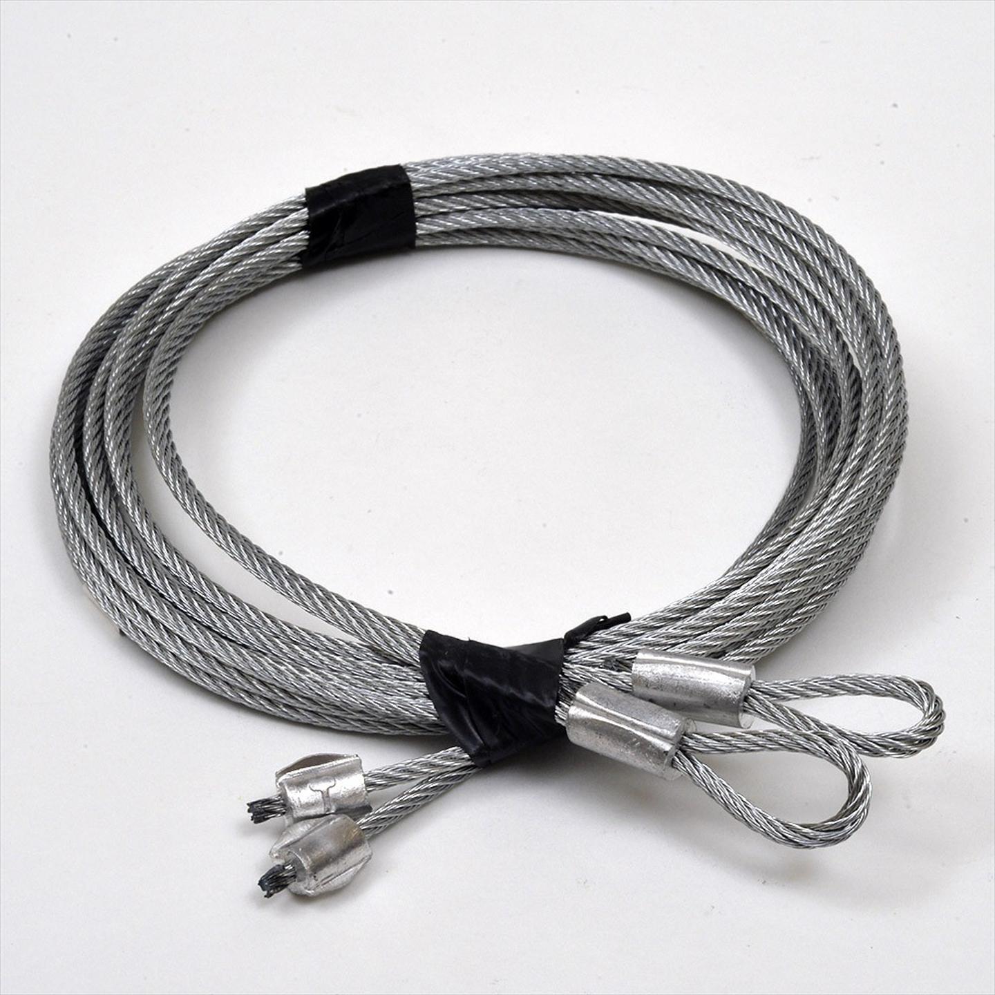 Garage Door Torsion Spring Cables 7 FT Door ( 7x19 ) (Pair)