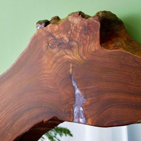 Elm and grey lavender mirror