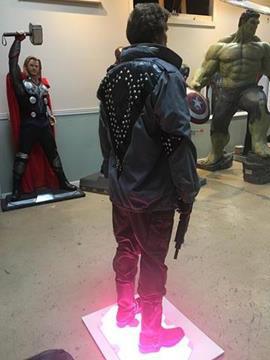 Life Size Terminator Arnold Schwarzenegger Disco Scene