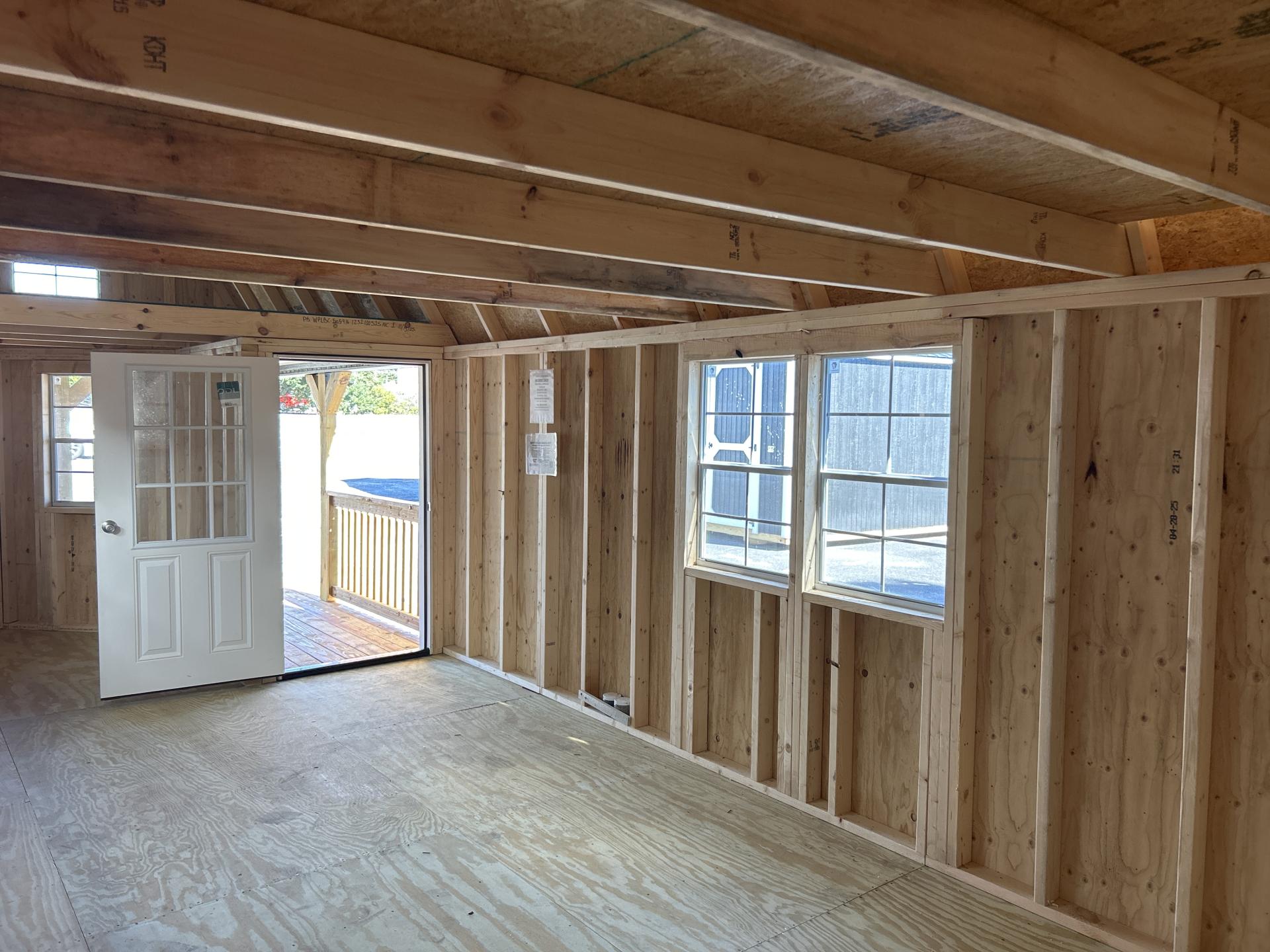 12x32 WRAPAROUND LOFTED BARN CABIN