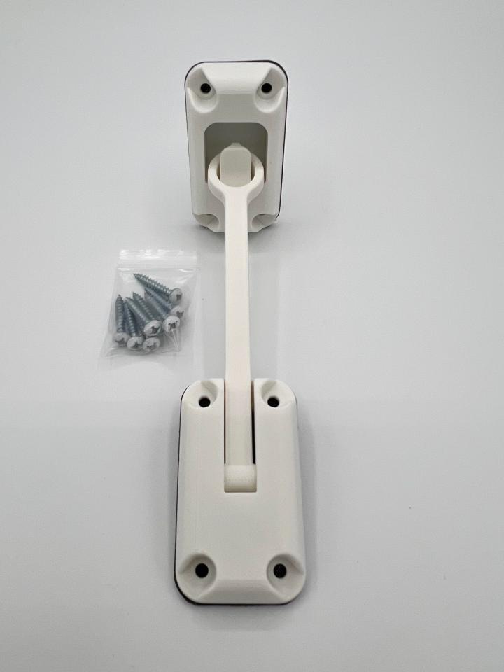 Ring Latch 5" White