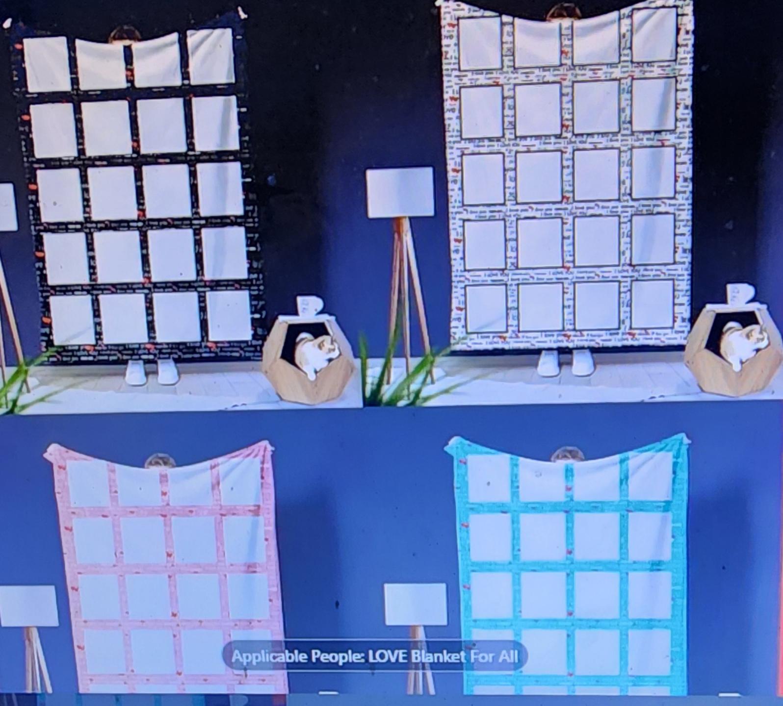 Custom Blankets 20 grid
