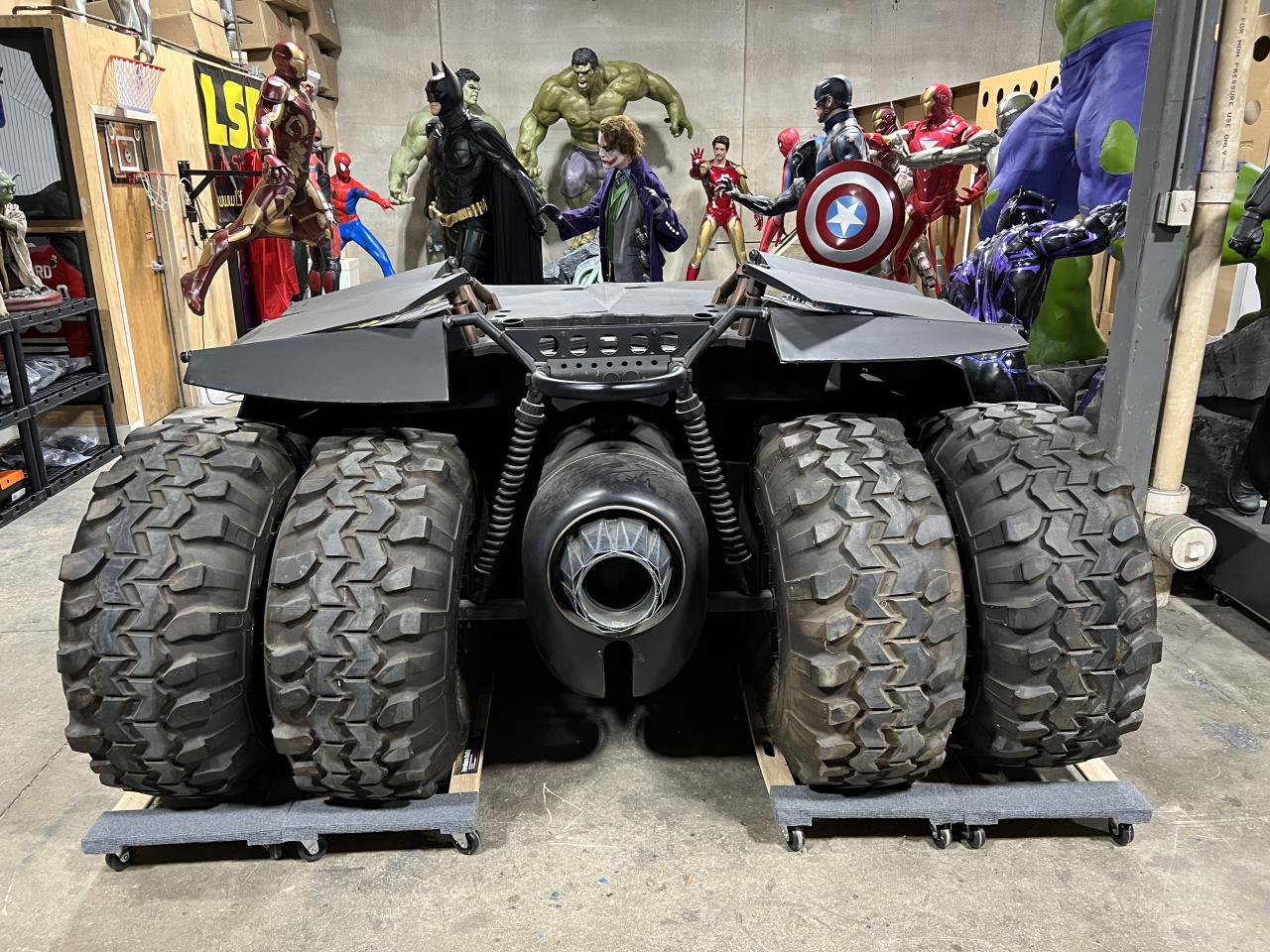 Dark Knight Batman and Batmobile