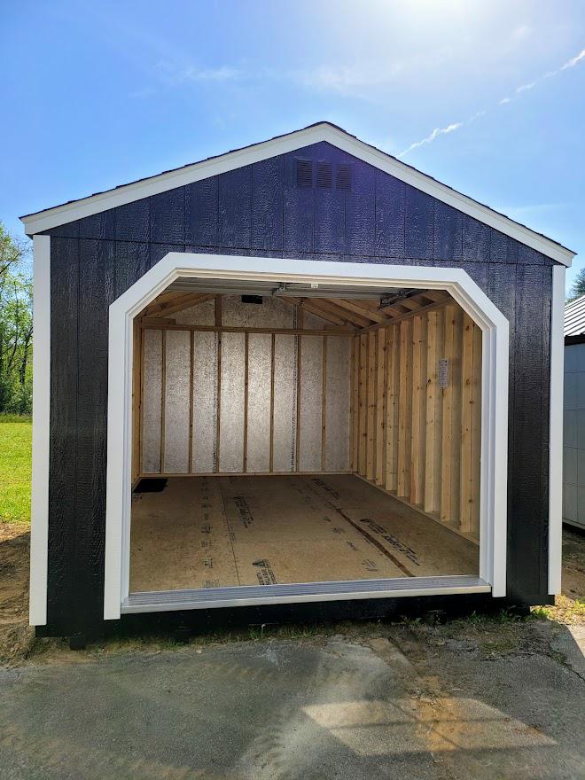 12x16 UTILITY GARAGE - 12" OC 2x6 FLR JOISTS - 10 YR WARRANTY