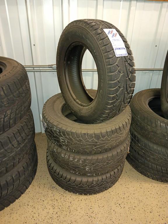 175/70R13 Hankook Winter I Pike Tires Set of 4