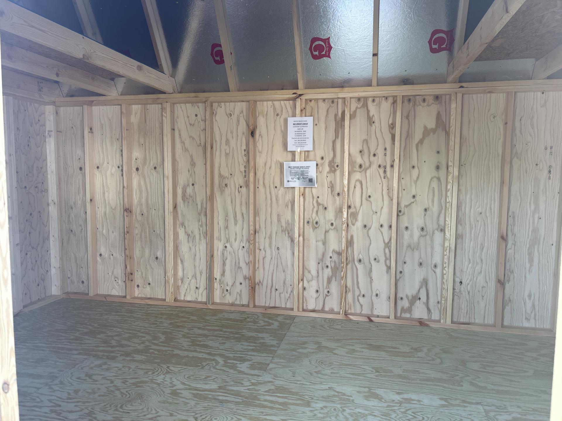 10x16 SIDE LOFTED BARN