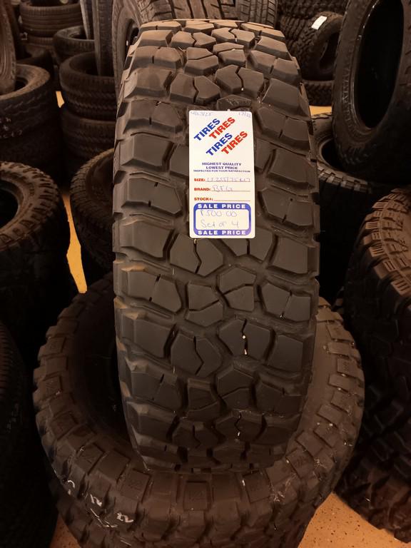 LT255/75R17 BFGoodrich Mud-Terrain T/A KM2 Tires Set of 4