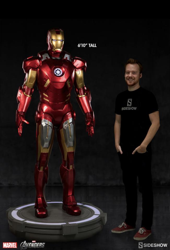 Sideshow Ironman Mark VII with LED Lights
