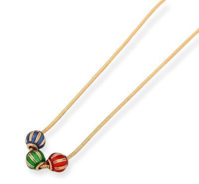Unique Multicolor Pendant Necklace