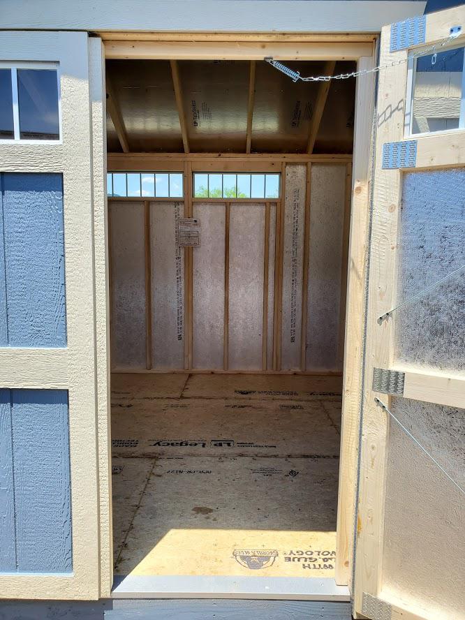 MARION Inventory: 12x16 Utility Building With Shelves & Workbench!