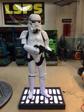 Life Size Star Wars Stormtrooper with Blaster Full Size