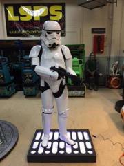 Life Size Star Wars Stormtrooper with Blaster Full Size