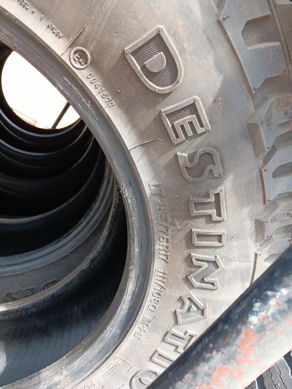LT255/75R17 Firestone Destination M/T 2 Pair of 2