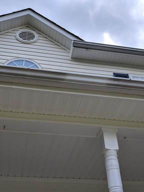Have you ever noticed those dark lines that appear on your gutters? Were you disappointed the last time you had the house washed and those lines did not go away? Unfortunately, a house wash alone will not get rid of those lines, but we can hand clean them, leaving your gutters nice & bright! 
