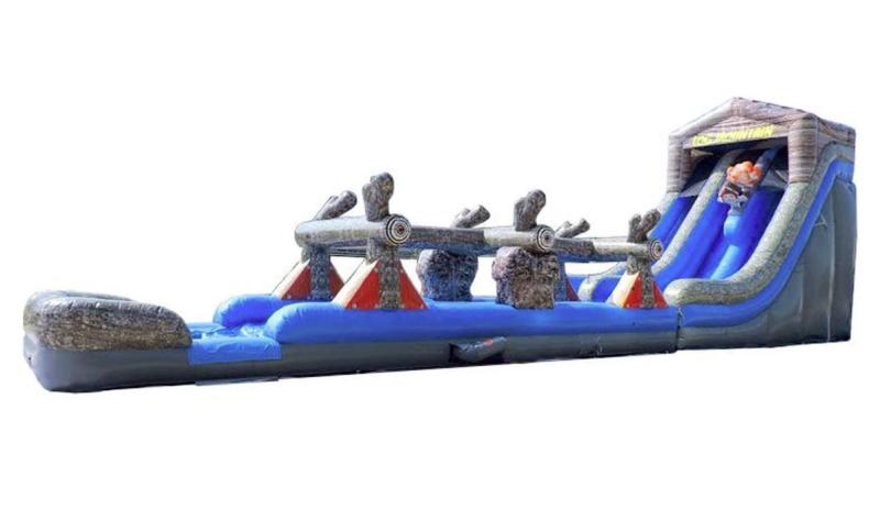 22' Mountain Dual Lane Water Slide
