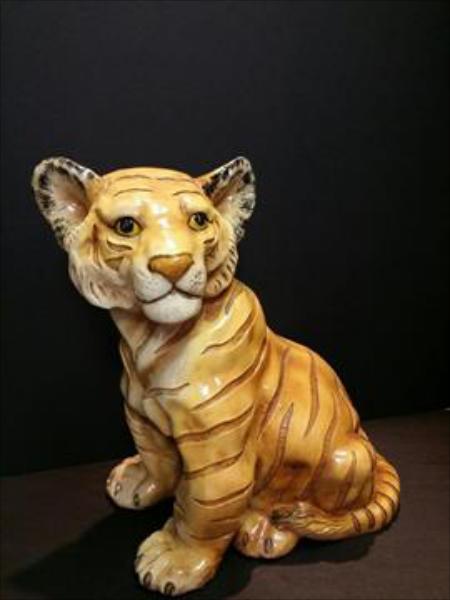 Accents, Vintage Marwal 13 Tiger Cub Decorative Statue Jungle Animal Theme  Decor