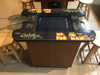 60 in 1 Cocktail Table Arcade Game with Stools
