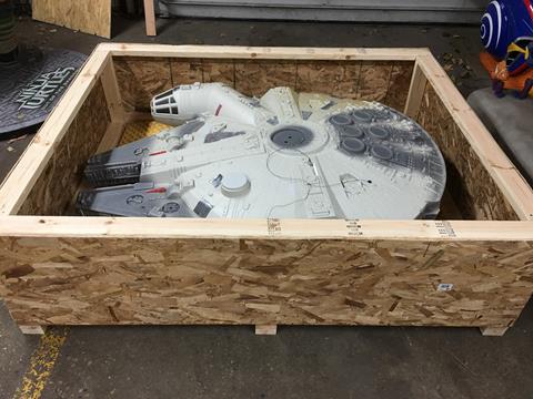 Star Wars Millennium Falcon w/orig box!