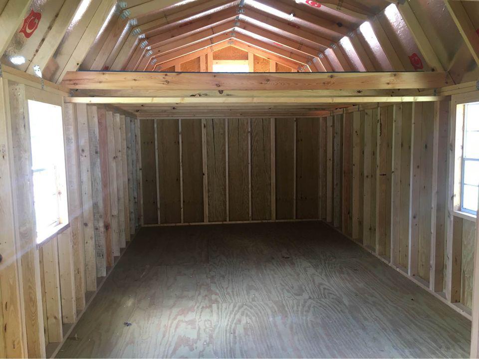 12x32 Wrap Around Lofted Barn Cabin