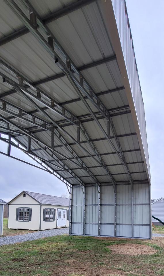 20% OFF - COMMERCIAL STRUCTURE 40X20X12 - LADDER LEGS & RAFTERS - ONLY $12,003 PLUS TAX