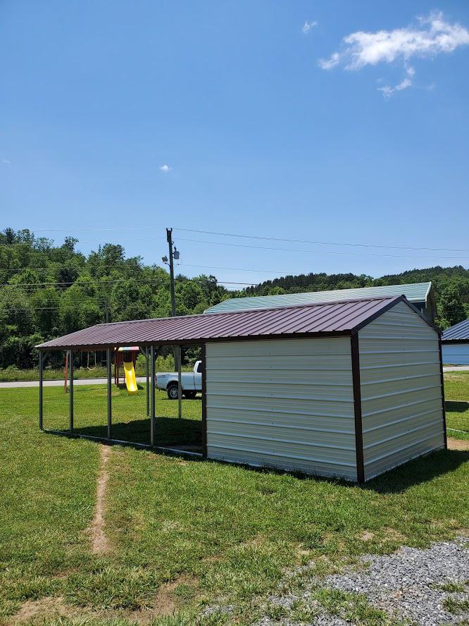 SAVE $1,036 OFF! ONLY $4,720 tax 12x30x7 COMBO STORAGE & CARPORT - NO CREDIT CHECK - EVERYONE APPROVED!