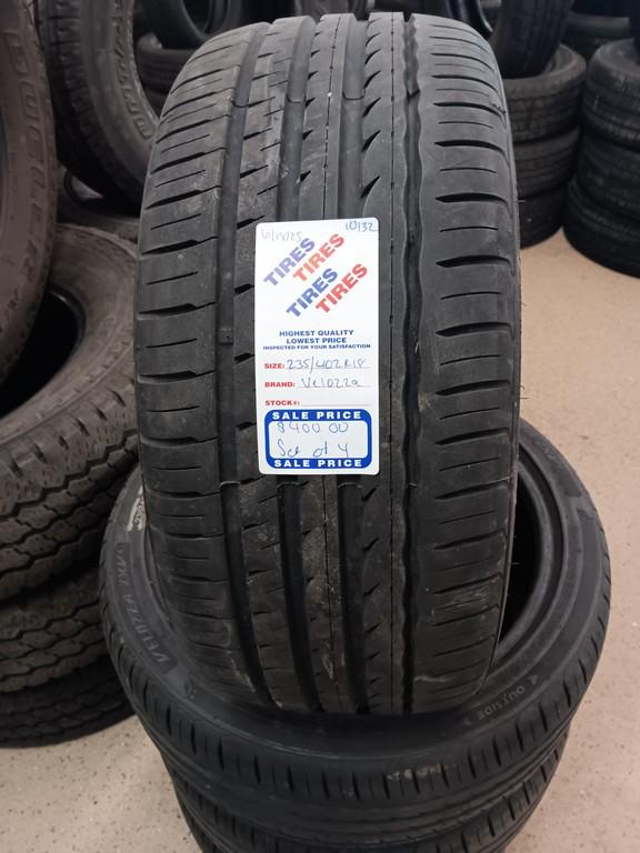 235/45ZR18 Velozza ZXV4 Tires Set of 4