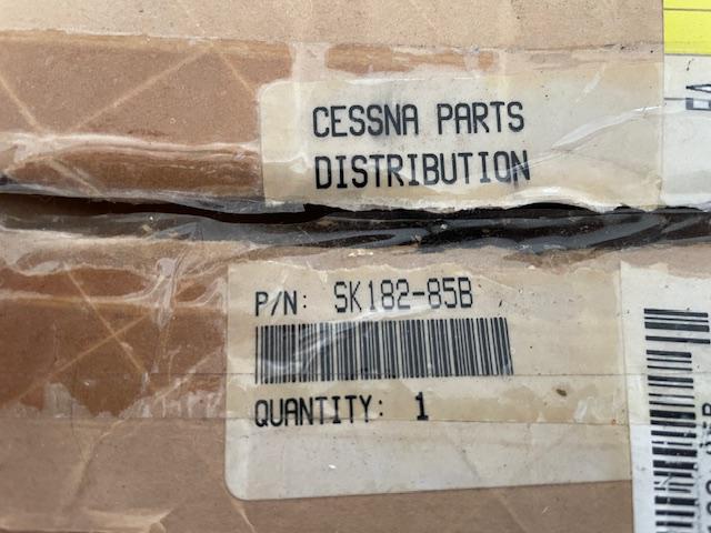 Two Cessna SK182-85B Fuel Filler Adaptor Kits With Raised, Vented, Fuel Caps. NEW.