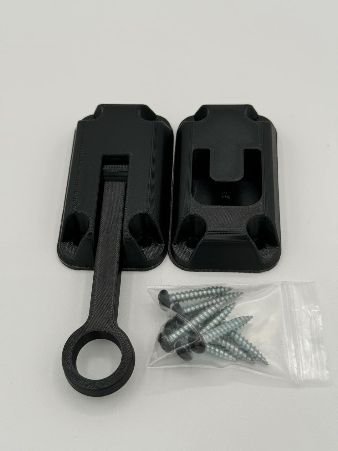 Ring Latch 3" Black