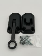Ring Latch 3" Black