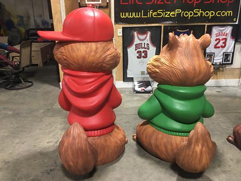 Life Size Alvin and the Chipmunks Theater Display