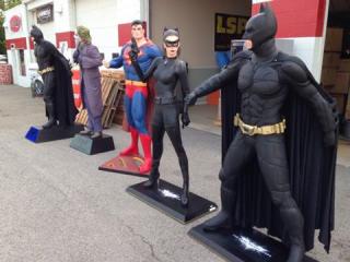 Life Size "Dark Knight Rises" Batman and Catwoman