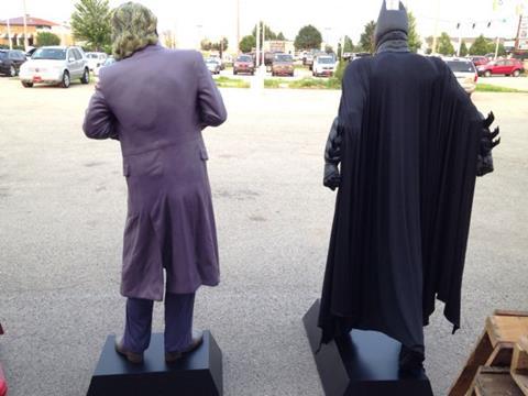 Life Size "Dark Knight" Batman and Joker
