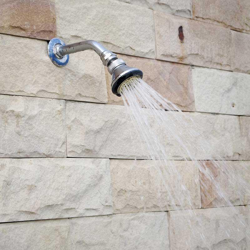 Shower head with filter