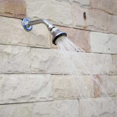 Shower head with filter