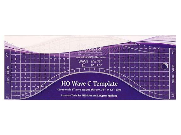 Ruler HQ Wave C 8"