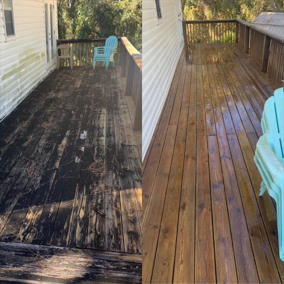 Wood Deck & Fence Restoration