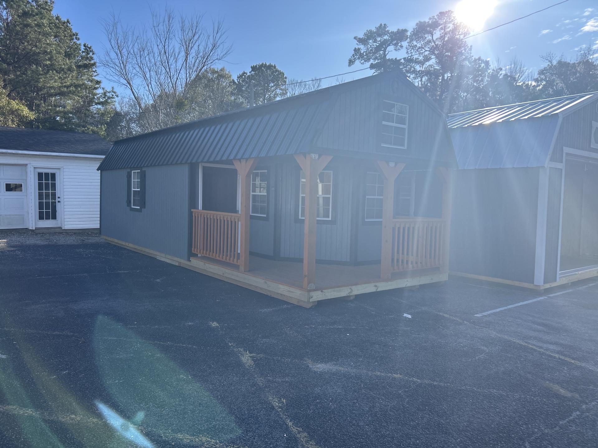 12x32 WRAPAROUND LOFTED BARN CABIN