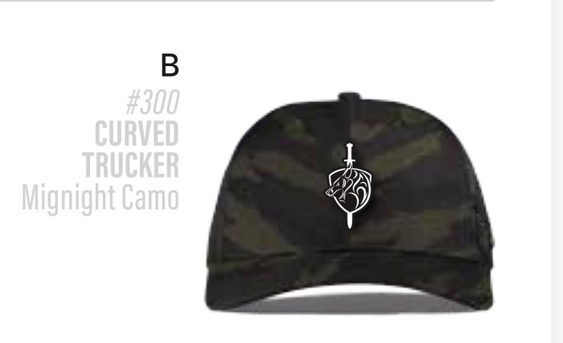 White Leather WARG Branded Bills Curved Trucker Hat