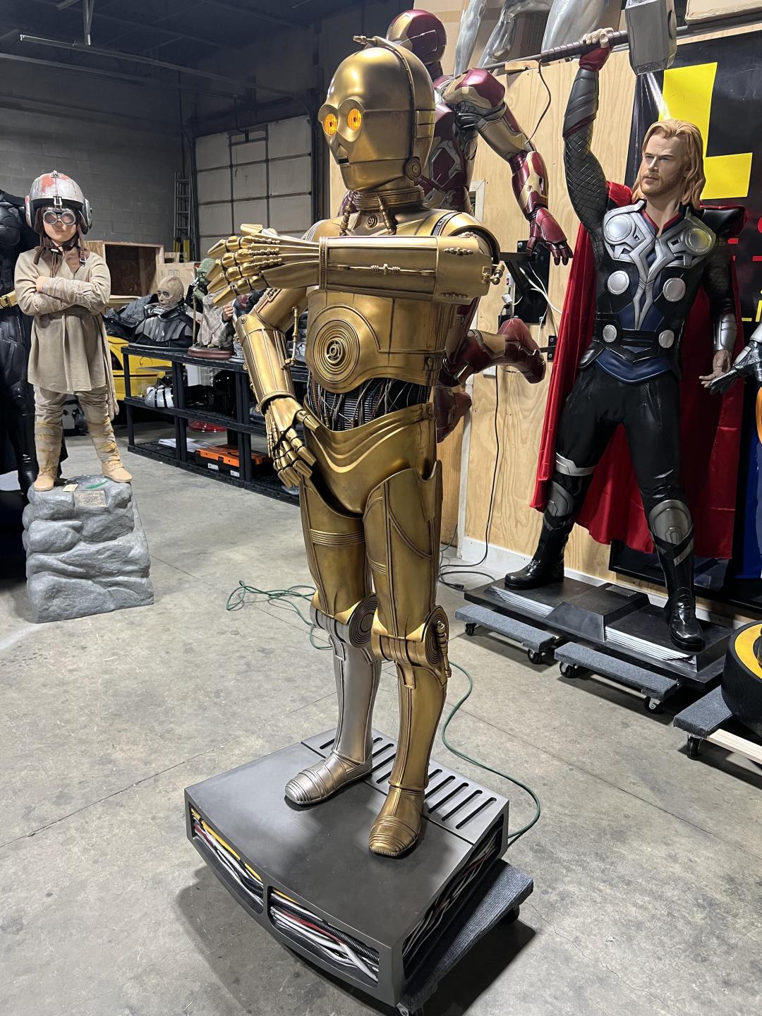 Life size Star Wars Sideshow C3P0 Version 2