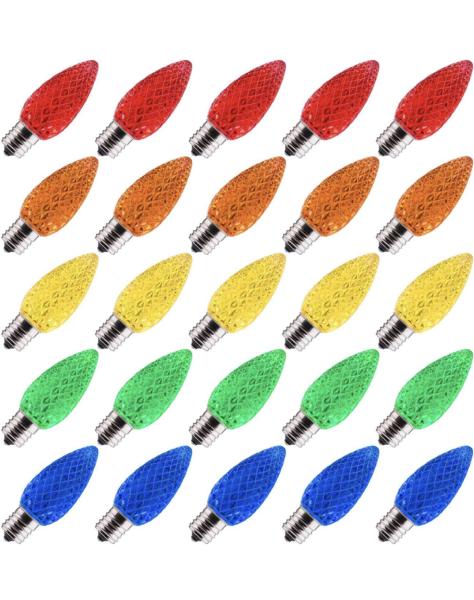 C9 Multicolor SMD LED bulb