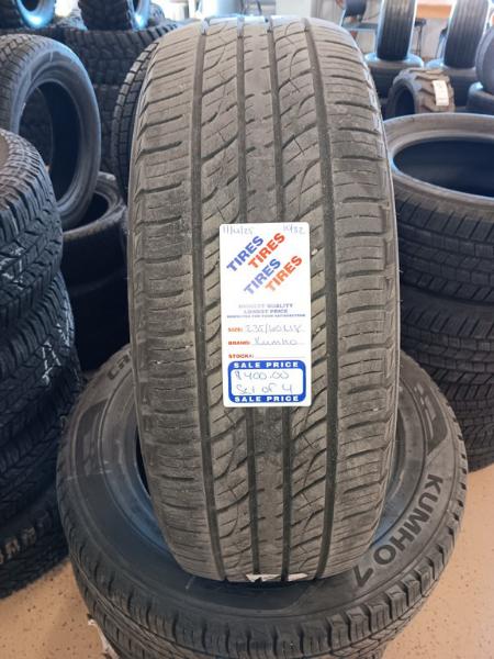 235/60R18 Kumho Crugen Premium Tires Set of 4