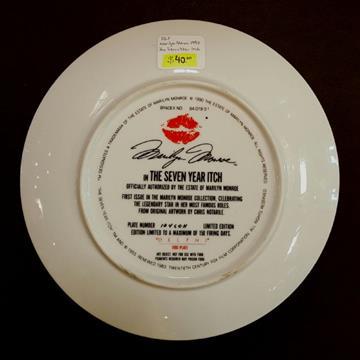 MARILYN MONROE SEVEN YEAR ITCH PLATE