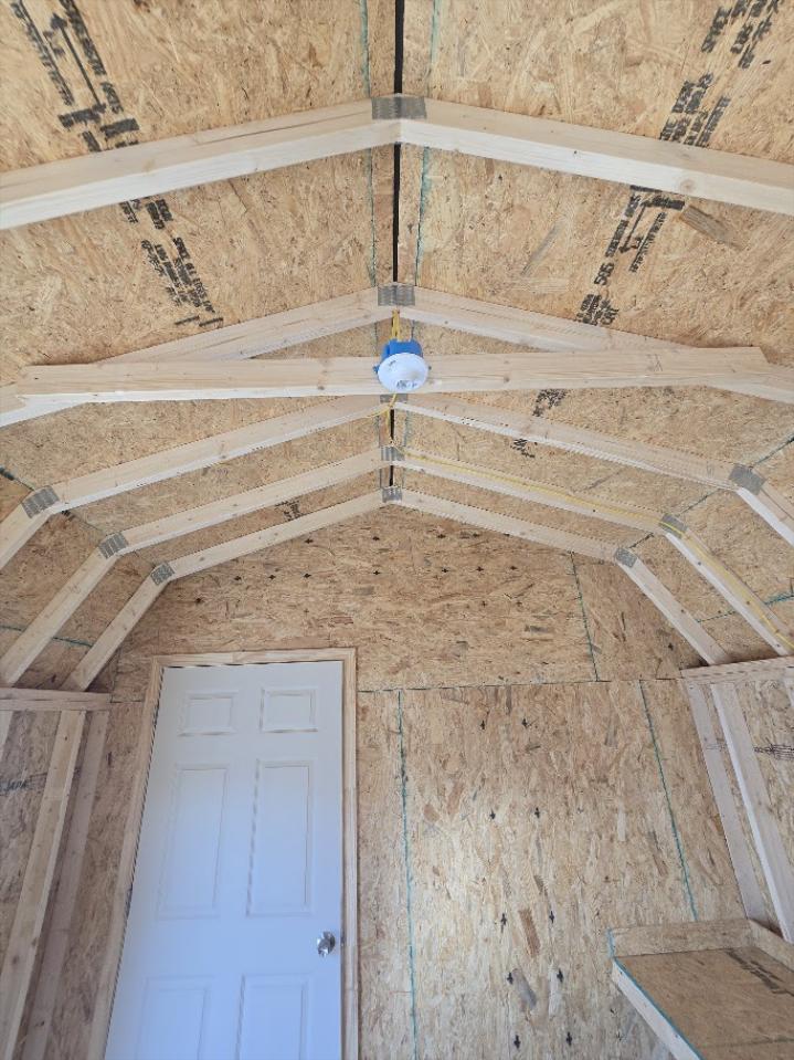 $1,013 off! -10x24 BARN W/DIVIDER WALL/100 AMP ELECT./WORKBENCH & MORE - $9,118 OR $360DOWN & $360/MO - FREE DELIVERY & BLOCKS