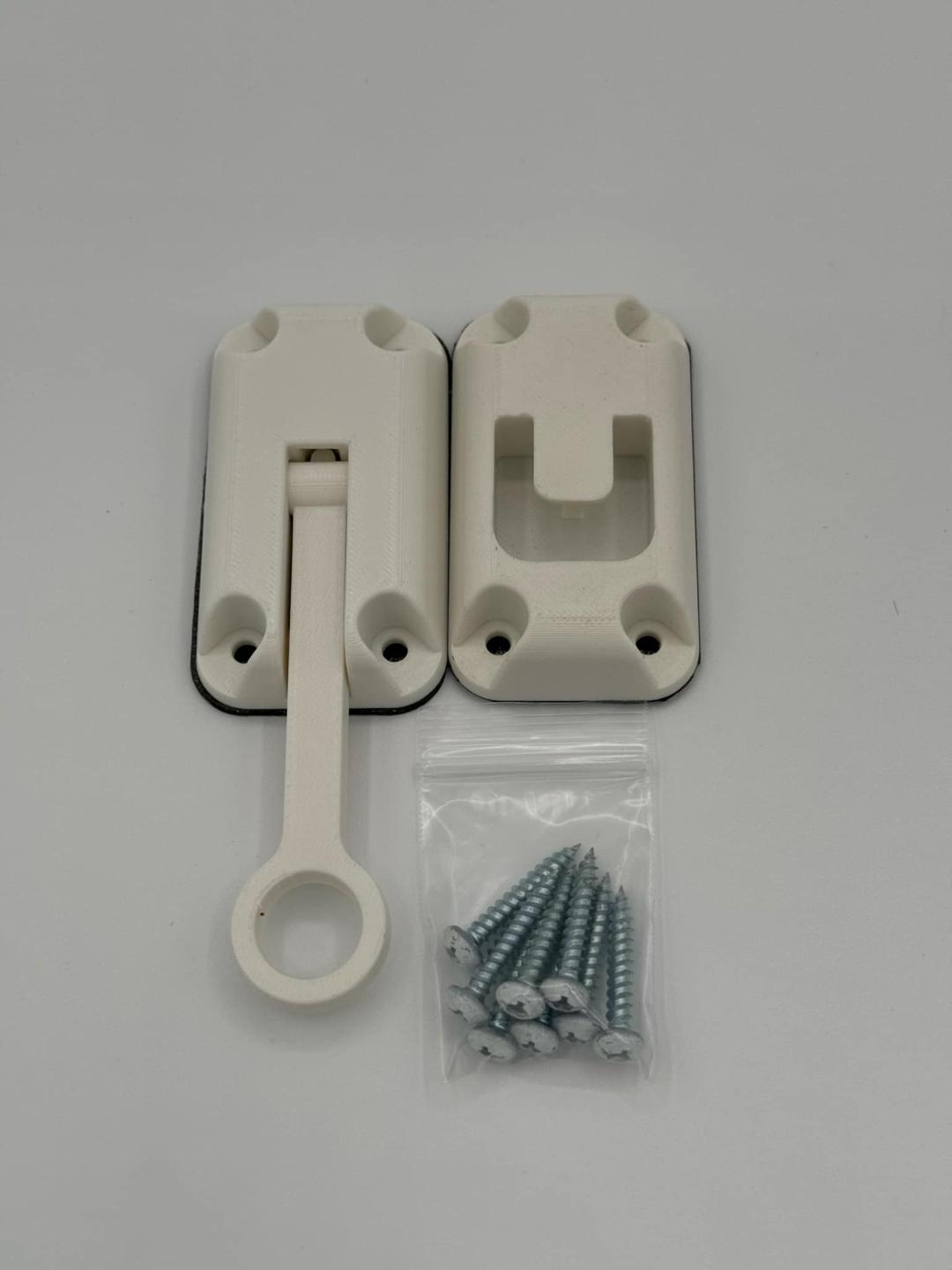 Ring Latch 3" White