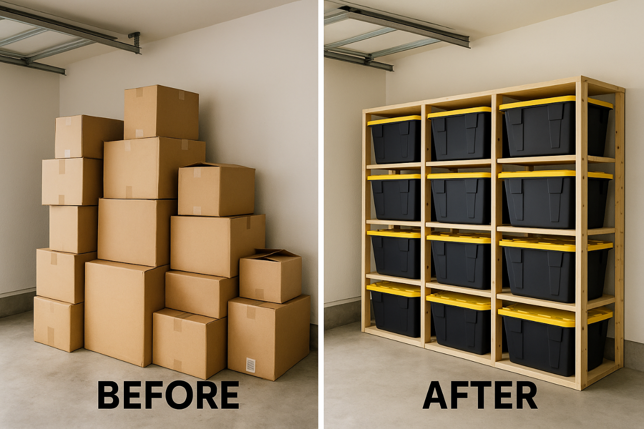 Garage Shelving Installs