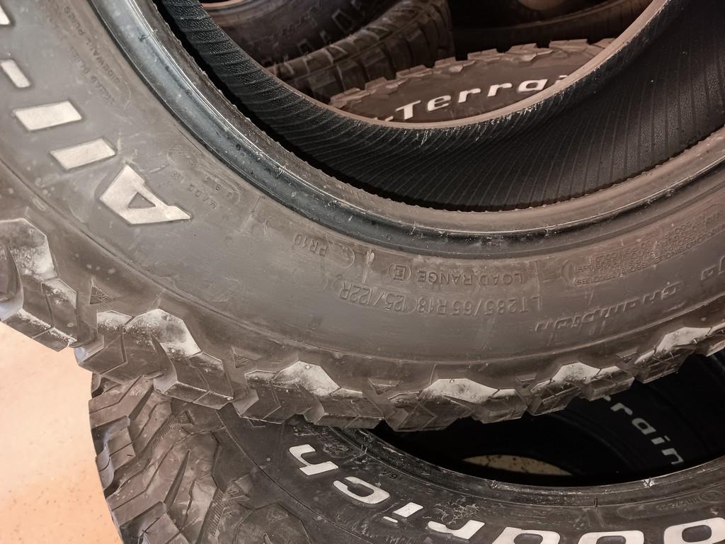 LT285/65R18 BFGoodrich All- Terrain T/A KO2 Tires Set of 4